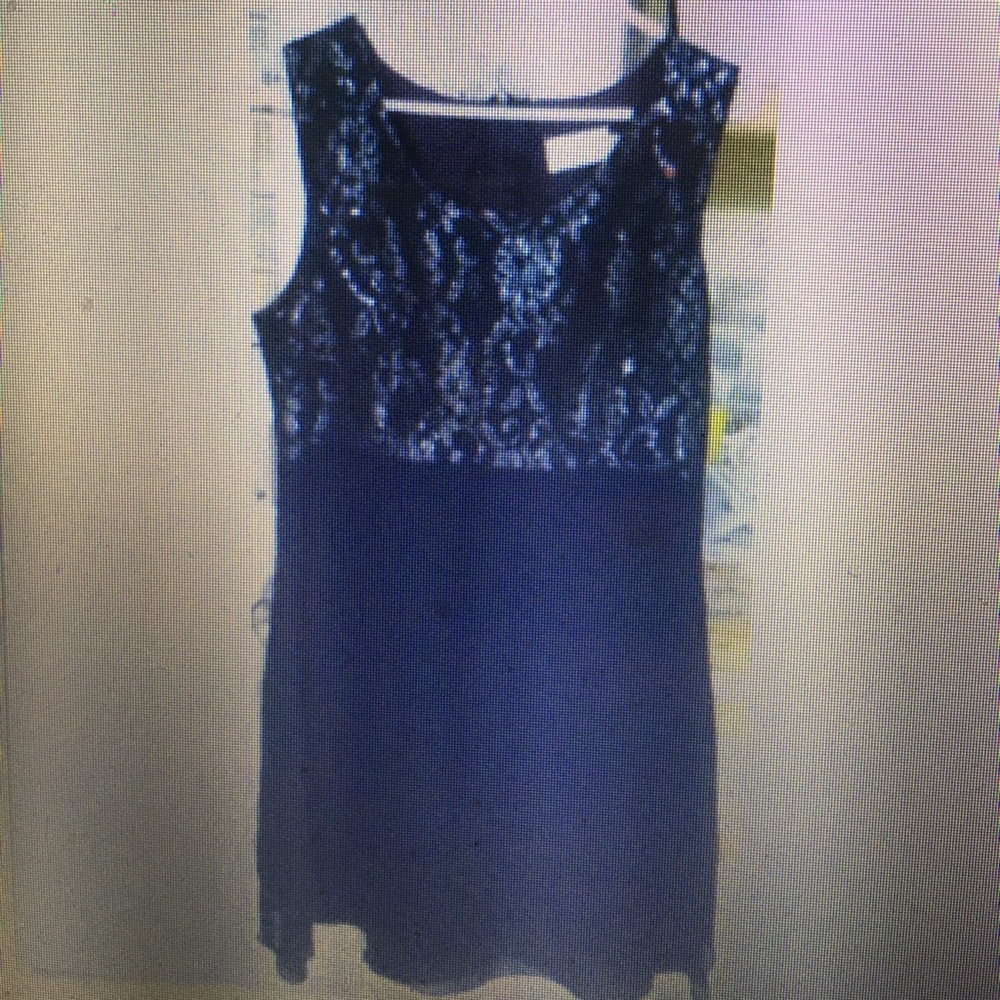 Lady CDC navy holiday dress size 10